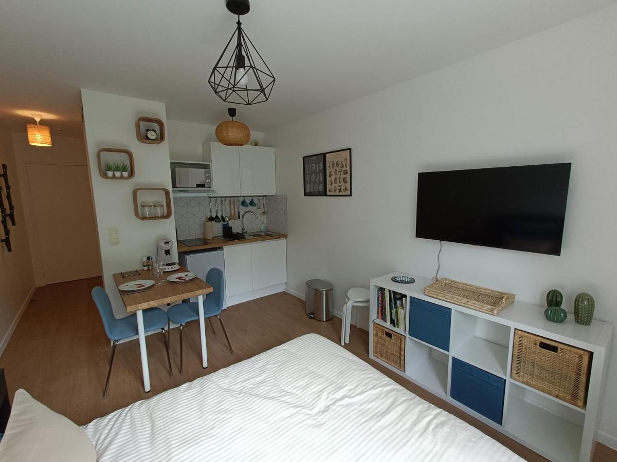 Studio Cosy Neuf + Lit Bebe A 4 Minutes Rer A Montevrain Exterior photo