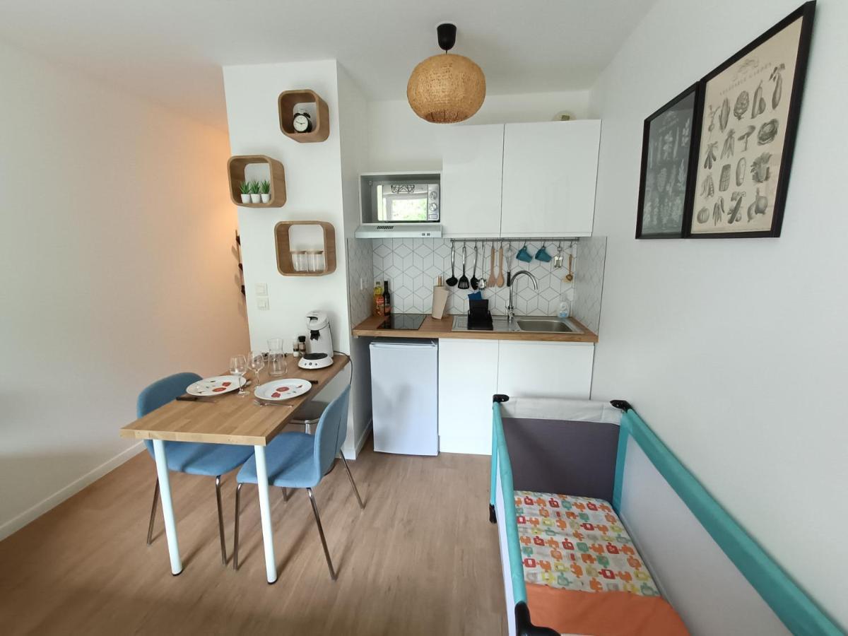Studio Cosy Neuf + Lit Bebe A 4 Minutes Rer A Montevrain Exterior photo