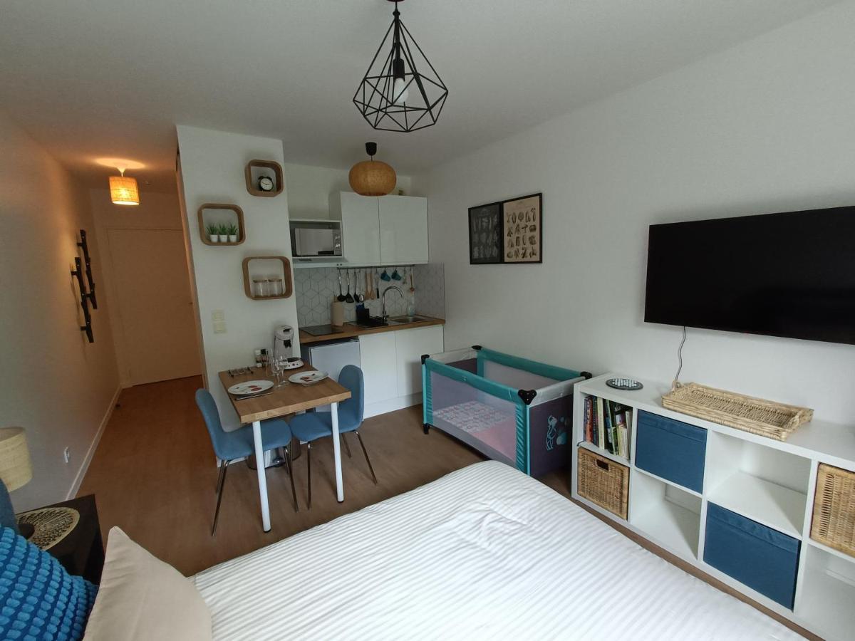 Studio Cosy Neuf + Lit Bebe A 4 Minutes Rer A Montevrain Exterior photo